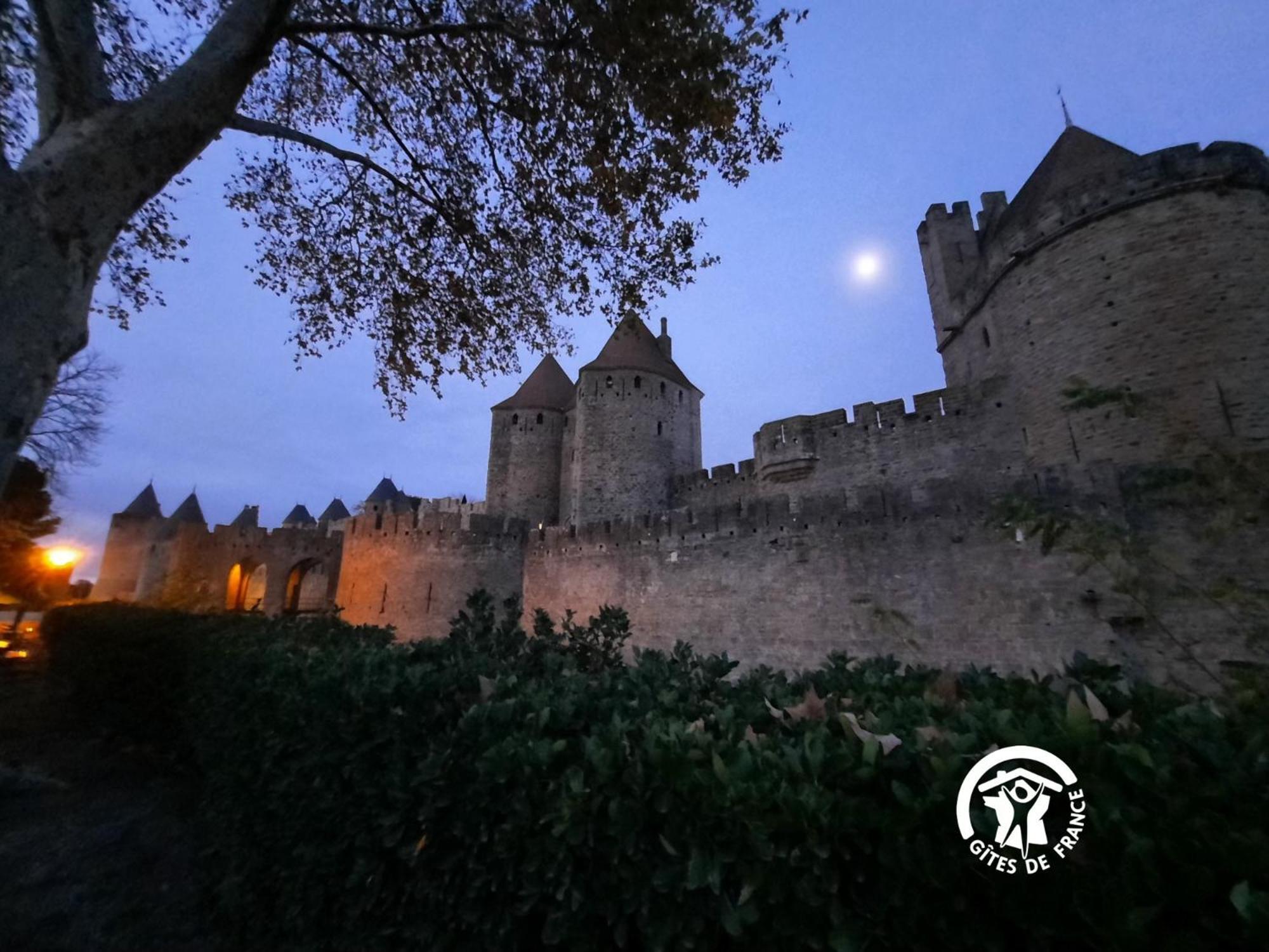 Loft Cocon Climatise - Imprenable Vue Sur Le Chateau Comtal قرقشونه المظهر الخارجي الصورة